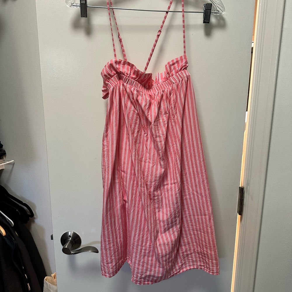Pink Striped Sundress